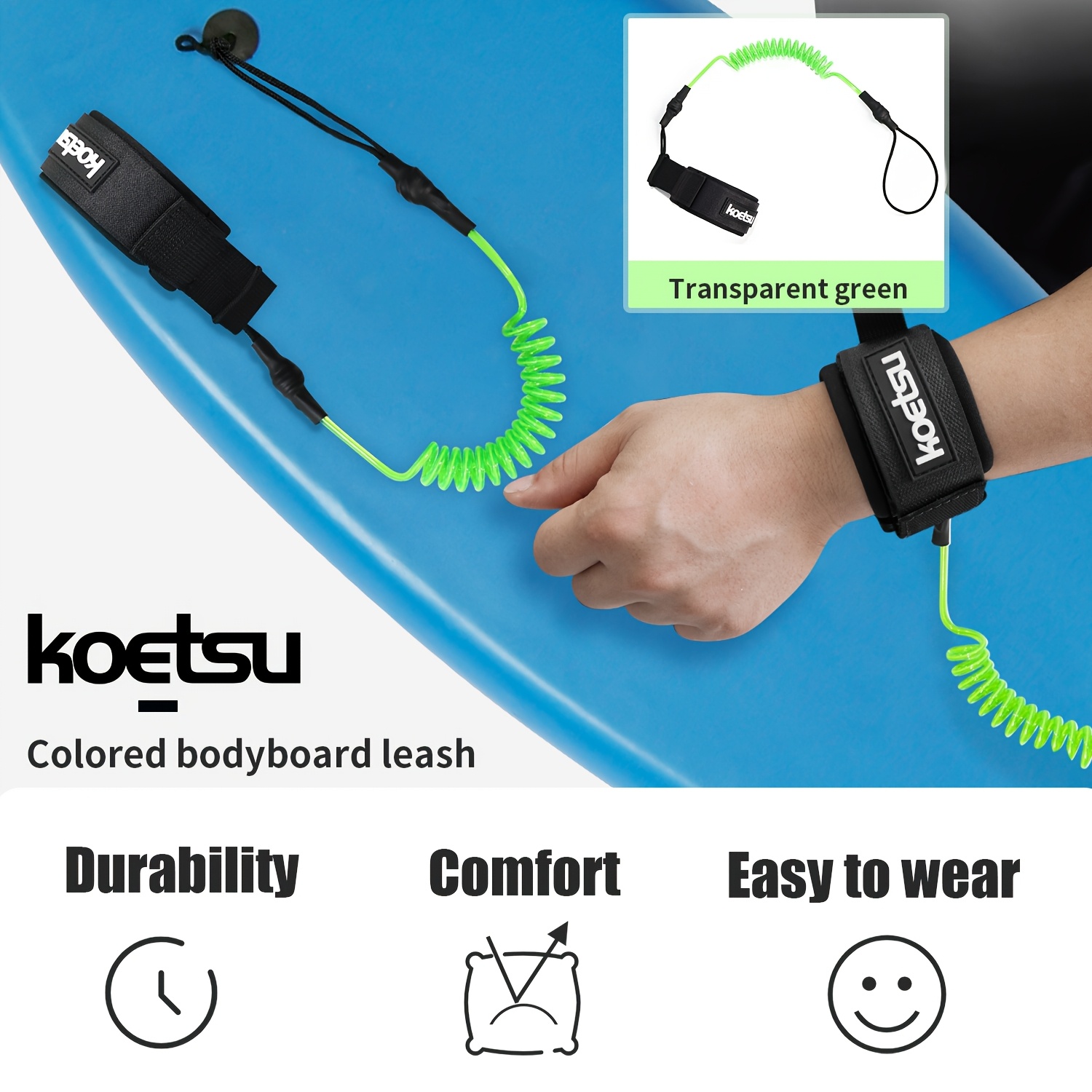 Laisse de bodyboard KOETSU, la - Stand Up Paddle Leash avis et prix