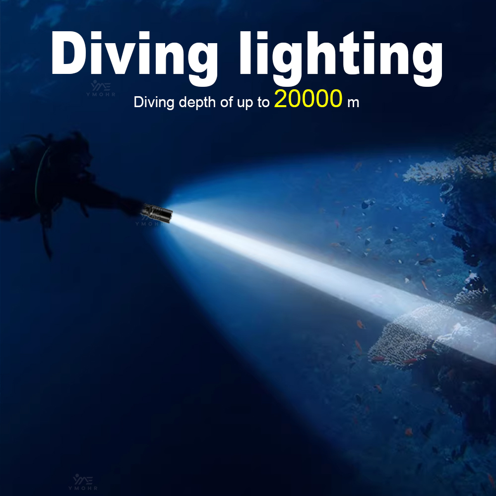 Lampe de plongée LED puissante - Underwater Flashlight avis et prix