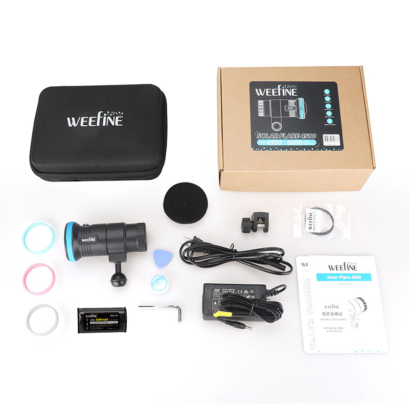 WEEFINE SolarFlare 4500 WF102  - Underwater Flashlight avis et prix